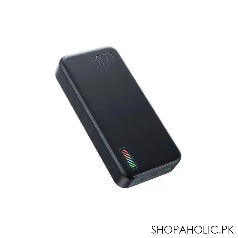 joyroom 22.5w fast charging 20000 mah power bank, black, jr qp195 main image