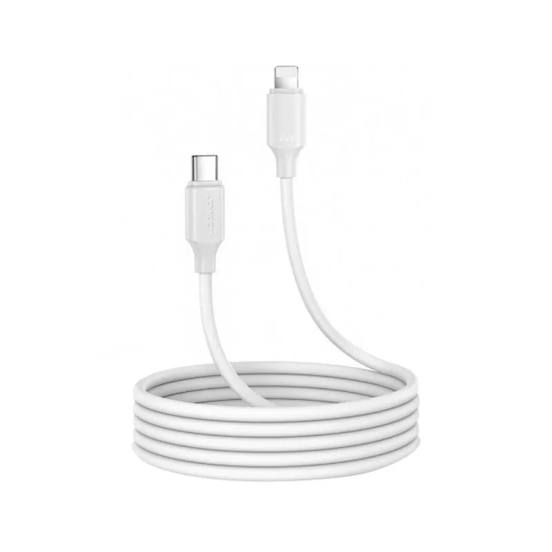 joyroom 60w type c to type c fast charging data cable, 1m, white, s cc060a9 main image