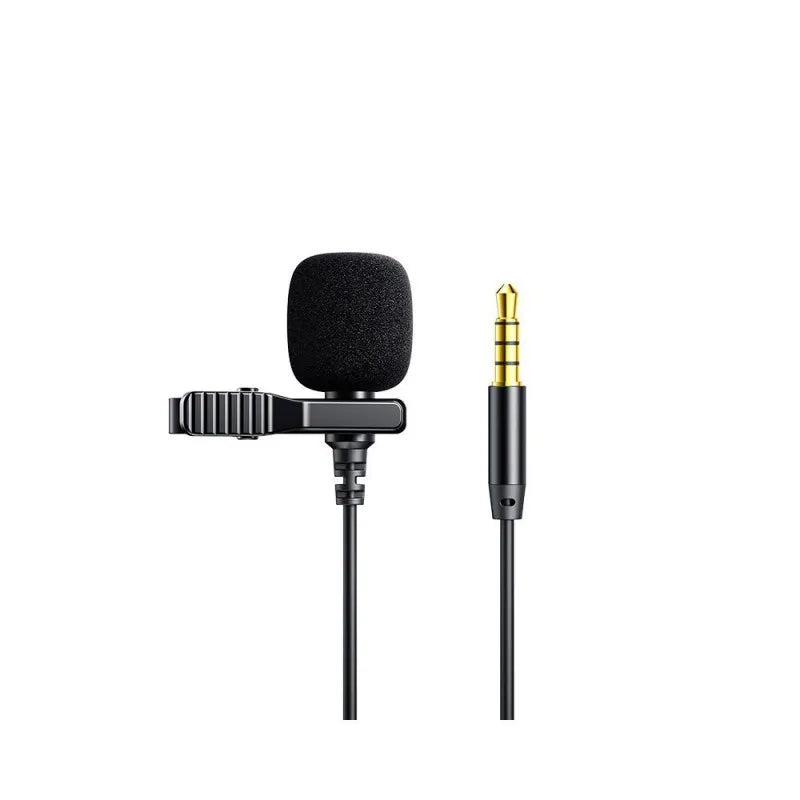 joyroom lavalier microphone, 2m, black, jr lm1 main image