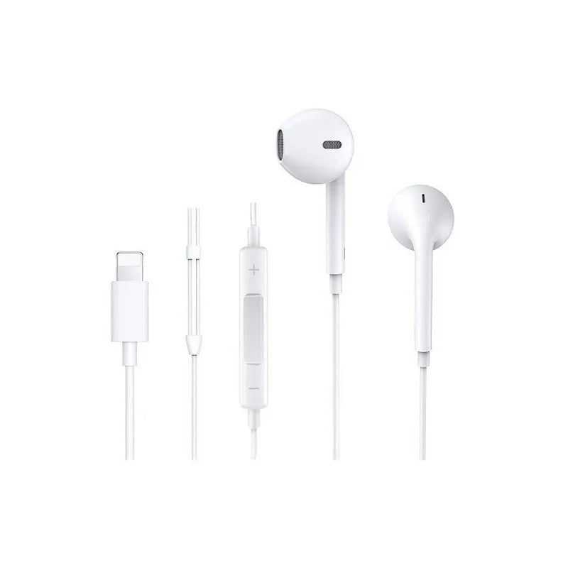 joyroom lightning wired earphone, white, jr ep3 image3