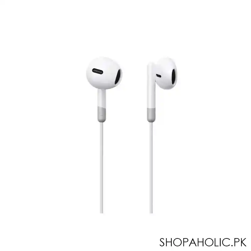 joyroom wired series half in ear earphones, white, jr ew01 main image