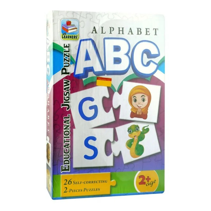 jr. learners educational jigsaw puzzle, for 2+ years, alphabet abc, 229 2392 main image