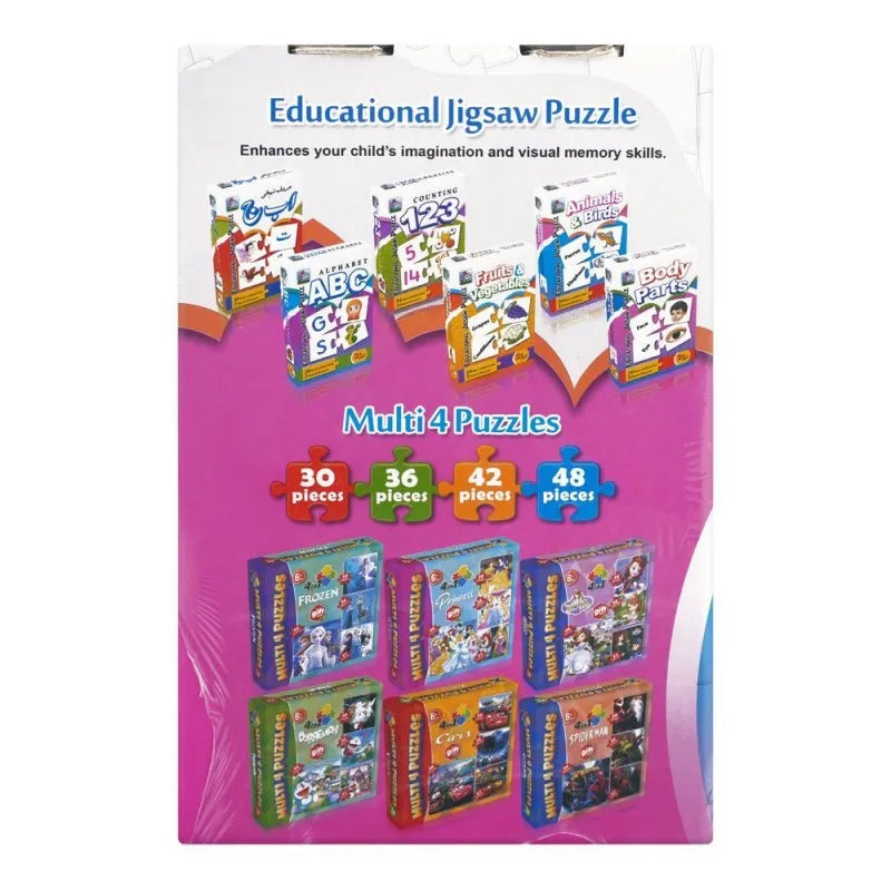 jr. learners educational jigsaw puzzle, for 2+ years, animals & birds, 229 2395 image2