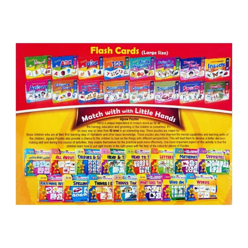 jr. learners flash card with pictures large abc, for 3+ years, 228 2407 image2