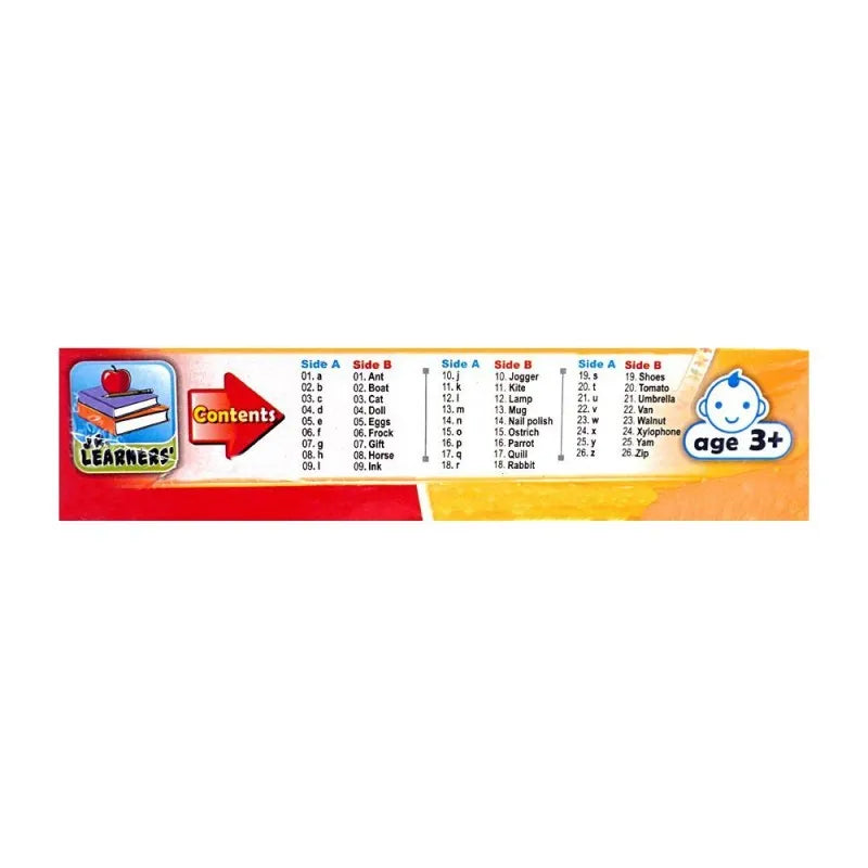 jr. learners flash card with pictures large abc, for 3+ years, 228 2407 image5