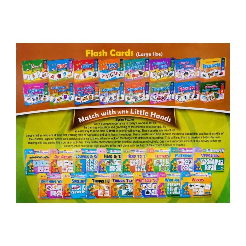 jr. learners flash card with pictures large colours & shapes, for 3+ years, 228 2414 image2