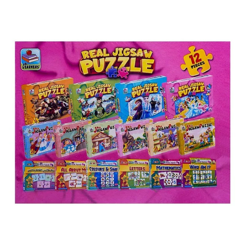 jr learners real jigsaw puzzle princess, for 3+ years, 416 8910 2338 image2