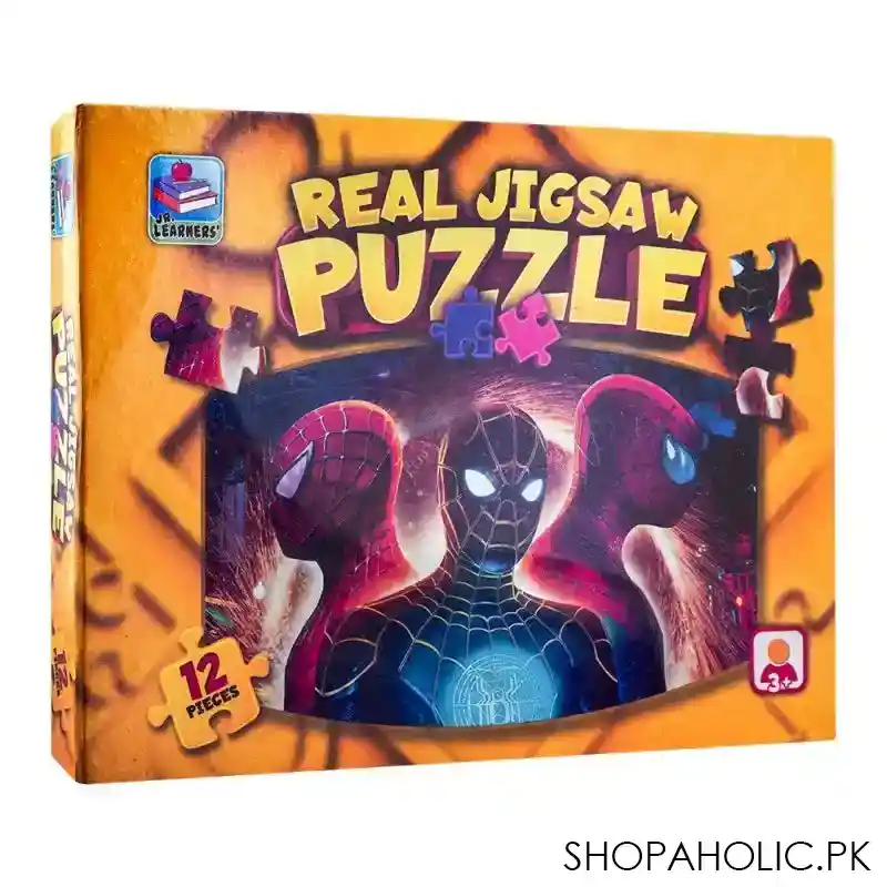 jr. learners real jigsaw puzzle spider man, for 3+ years, 416 8904 main image