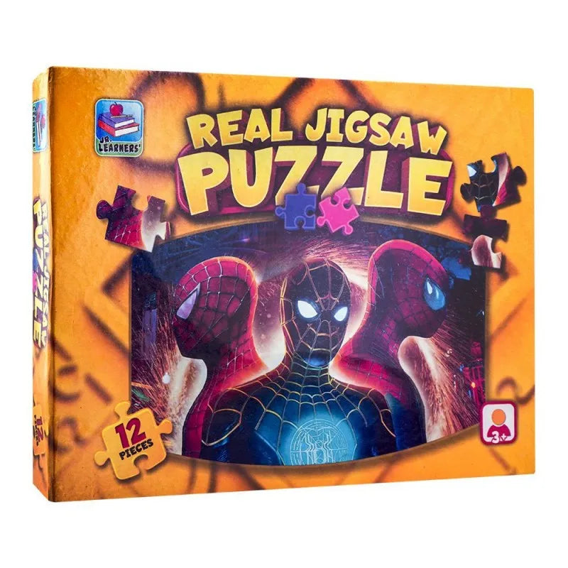 jr. learners real jigsaw puzzle spider man, for 3+ years, 416 8904 main image