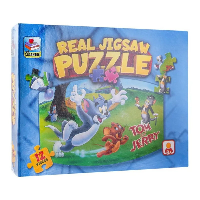 jr. learners real jigsaw puzzle tom & jerry, for 3+ years, 416 8905 main image