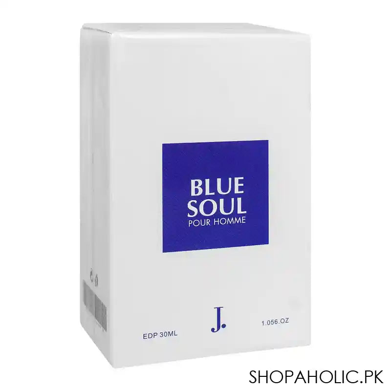 Junaid Jamshed J. Blue Soul Pour Homme Eau De Parfum, For Men, 30ml - Image 2