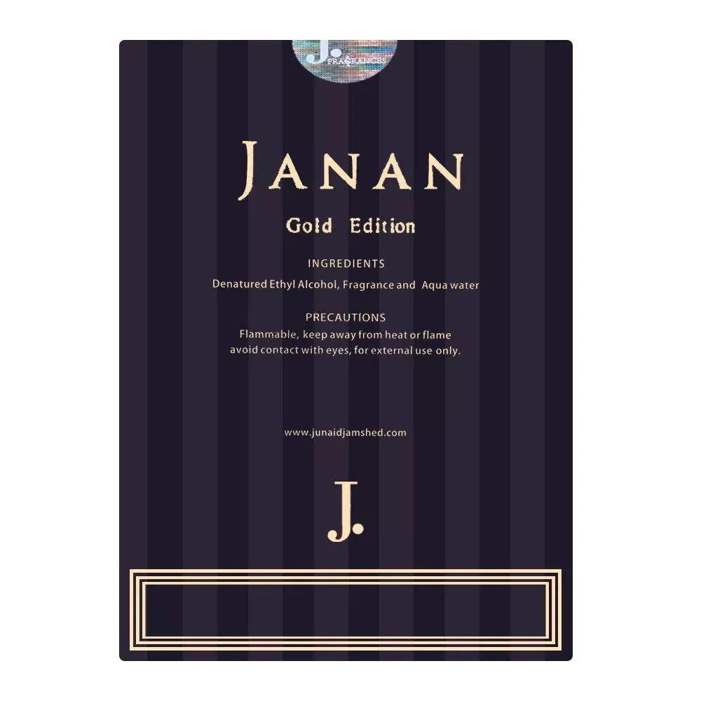 junaid jamshed j. janan gold edition eau de parfum, 100ml image3