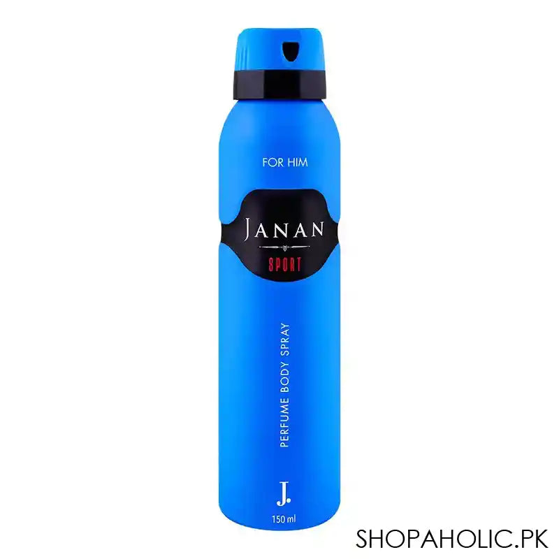 Junaid Jamshed J. Janan Sport Perfume Body Spray, For Men, 150ml - Main Image