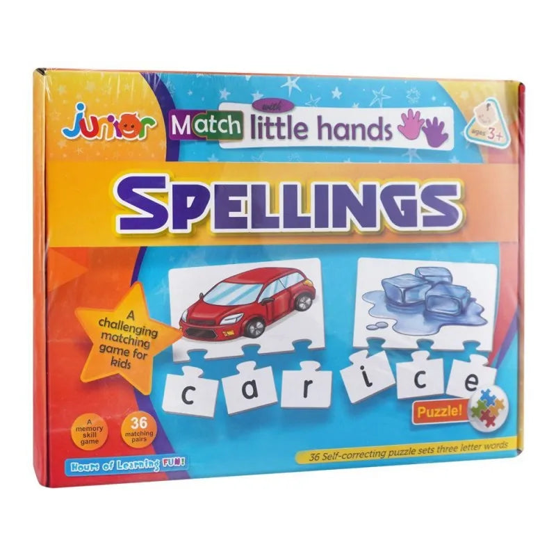 junior match with little hands, for 3+ years, spelling, 230 2439 main image