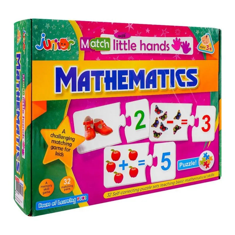 junior match with little hands mathematics, for 3+ years, 230 2436 main image