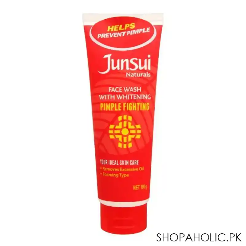 junsui pimple fighting whitening face wash with whitening, 100g main image