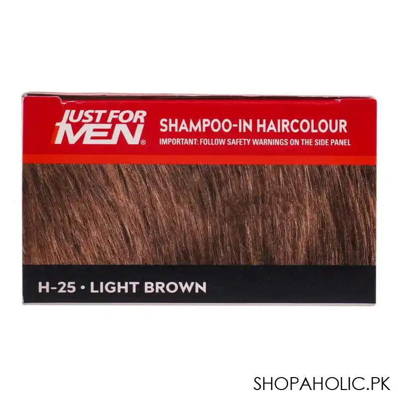 Just For Men Shampoo-In Hair Colour, H-25 Light Brown - Image 5