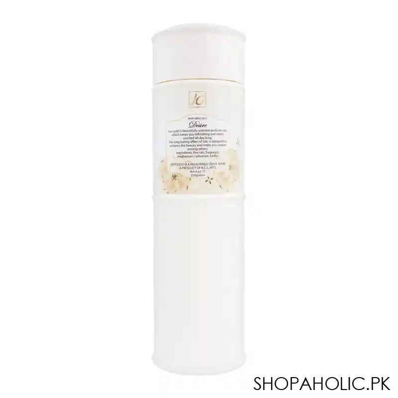 Just Gold Desire Perfumed Talcum Powder, 125g - Image 2