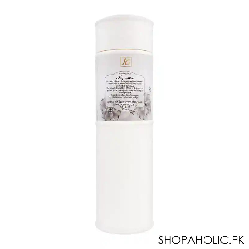 Just Gold Impressive Perfumed Talcum Powder, 125g - Image 3