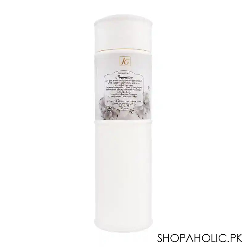 Just Gold Impressive Perfumed Talcum Powder, 250g - Image 2