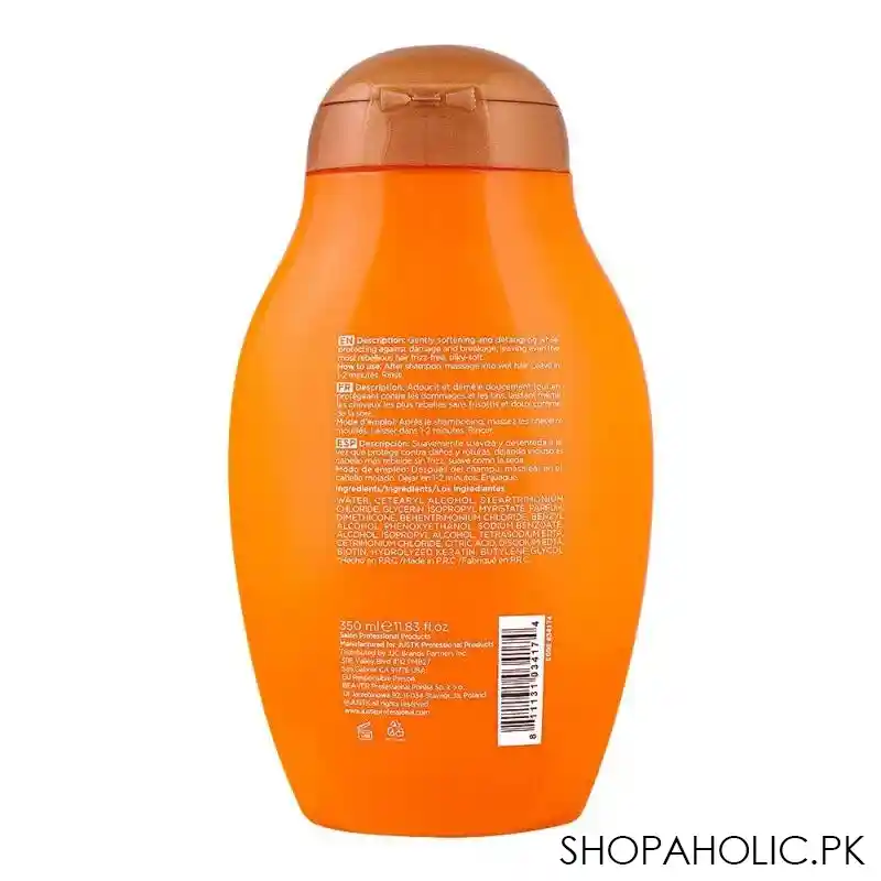 justk biotin, keratin protein, smooth repairing conditioner, 350ml image2