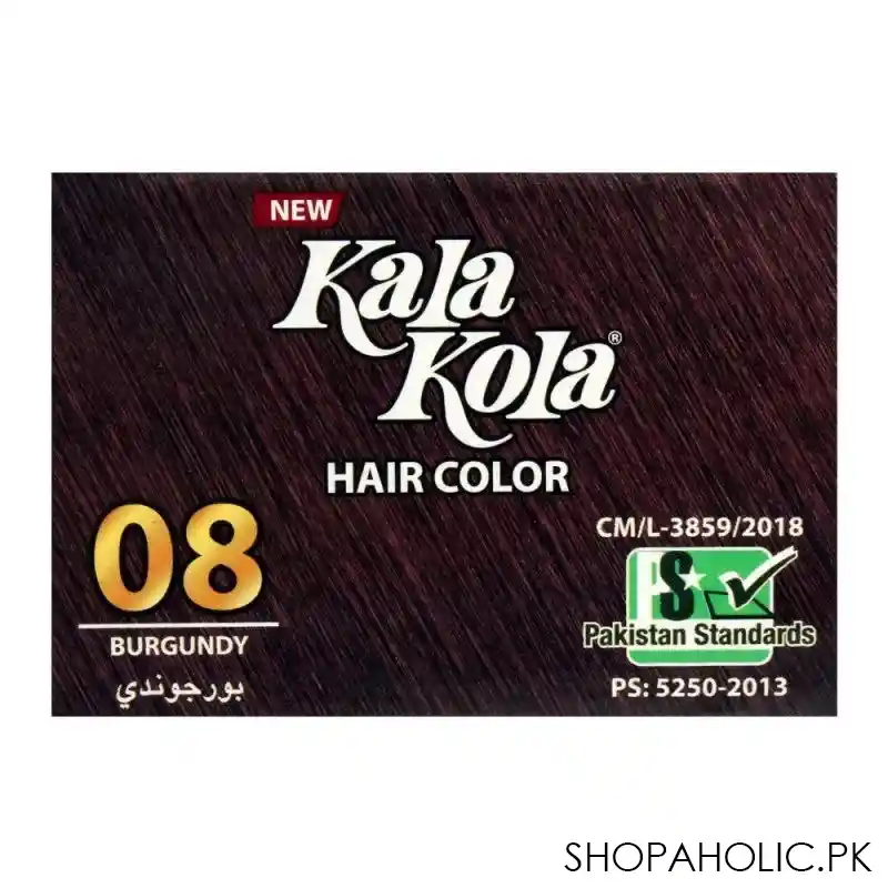 kala kola hair colour, 08 burgundy image5