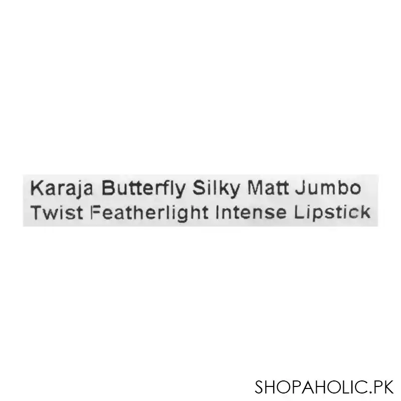 karaja butterfly silky matt jumbo twist featherlight intense lipstick, no. 8 image3