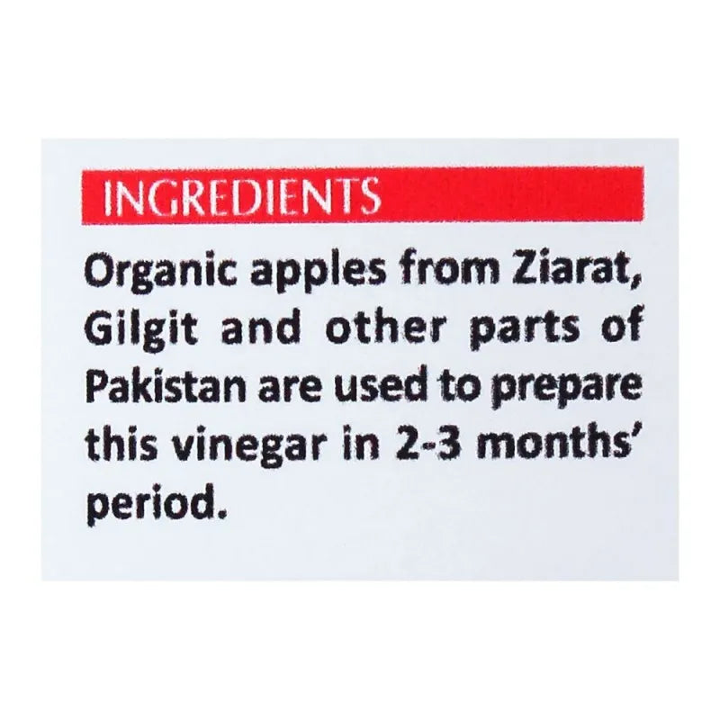 kashan foods organic apple vinegar, 700ml image2