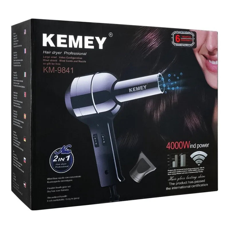 kemey professional hair dryer, km 9841 image2