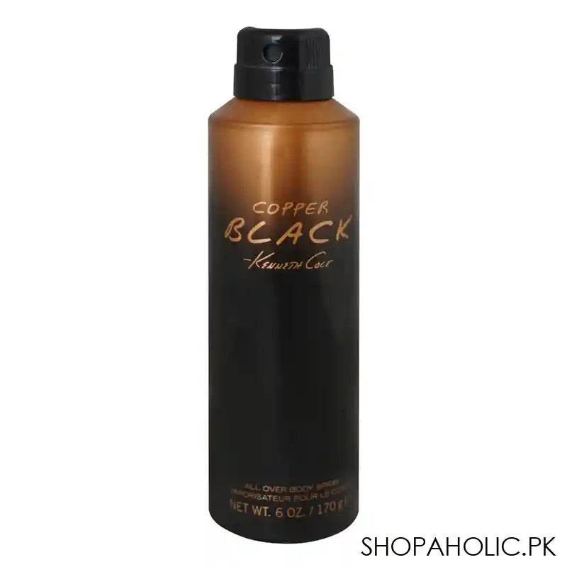 Kenneth Cole Copper Black Body Spray, For Men, 170g - Main Image