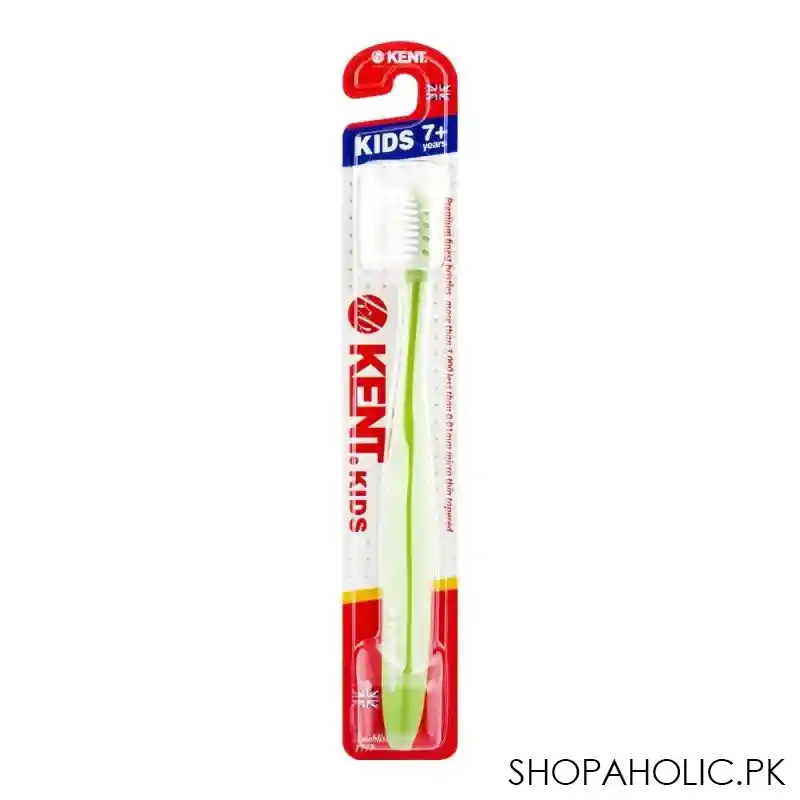 kent kids premium finest toothbrush 7+ years, green main image