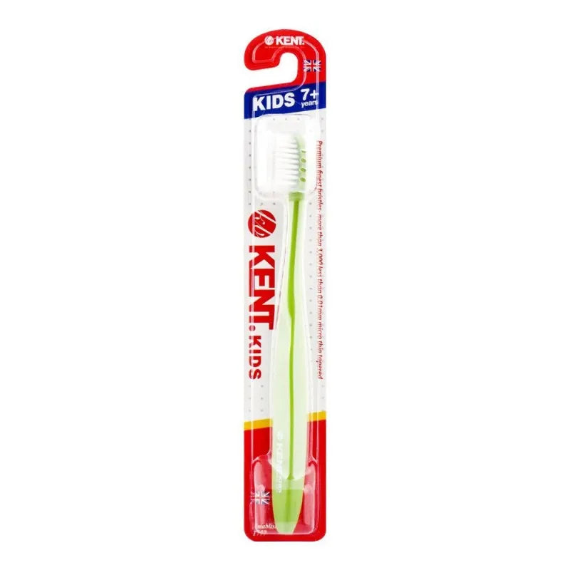 kent kids premium finest toothbrush 7+ years, green main image