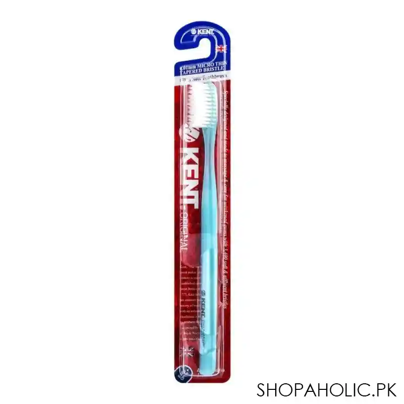 kent original finest toothbrush ultra soft, blue main image