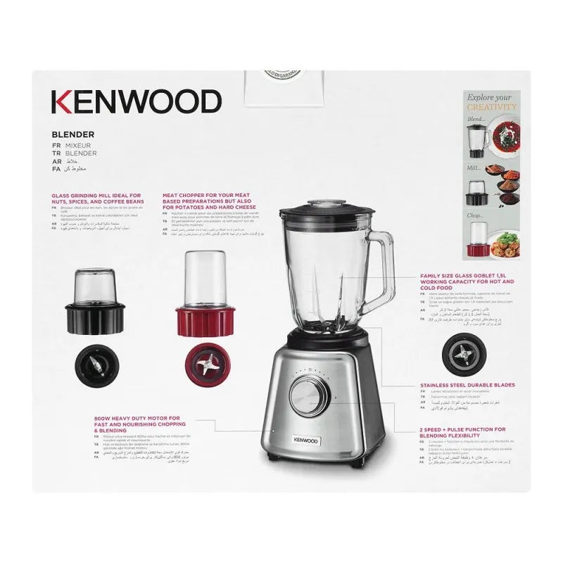 kenwood blender, 2l, 800w, blp 44 270ss image4