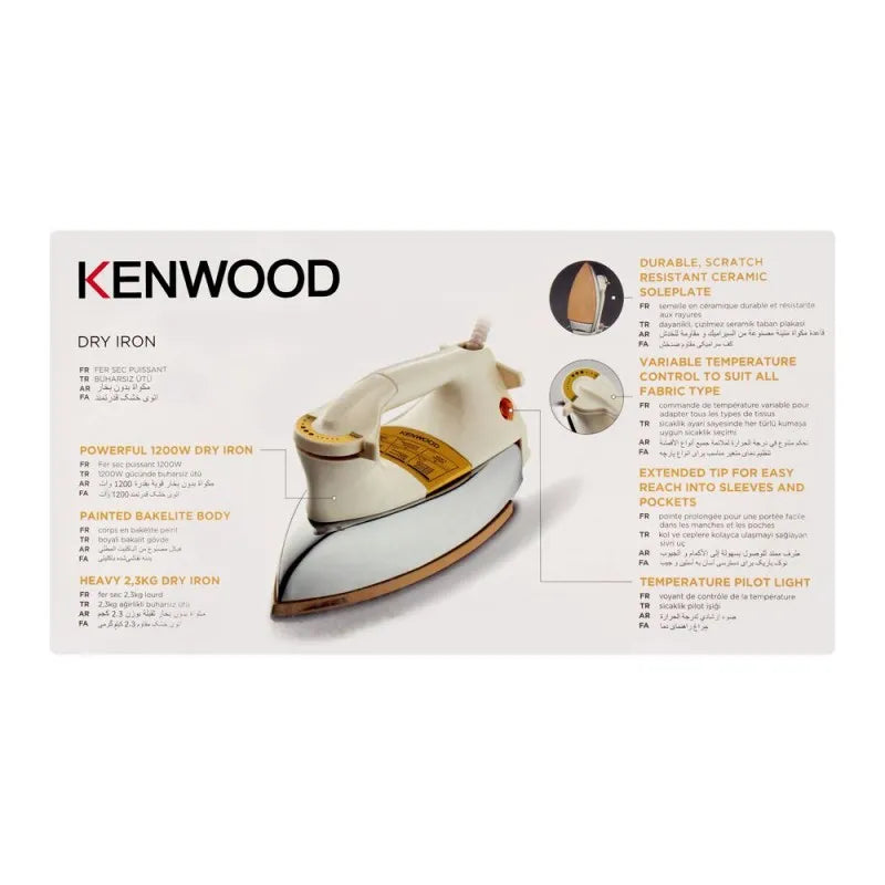 kenwood dry iron, 1200w, dim 40 image3