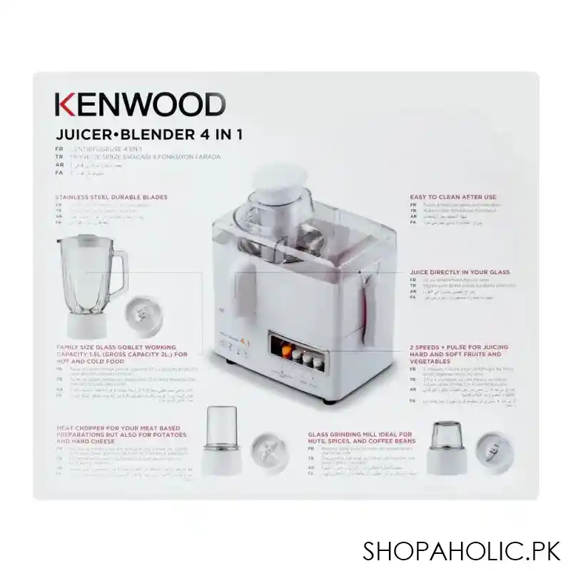 kenwood juicer blender 4 in 1, jep 00 image3