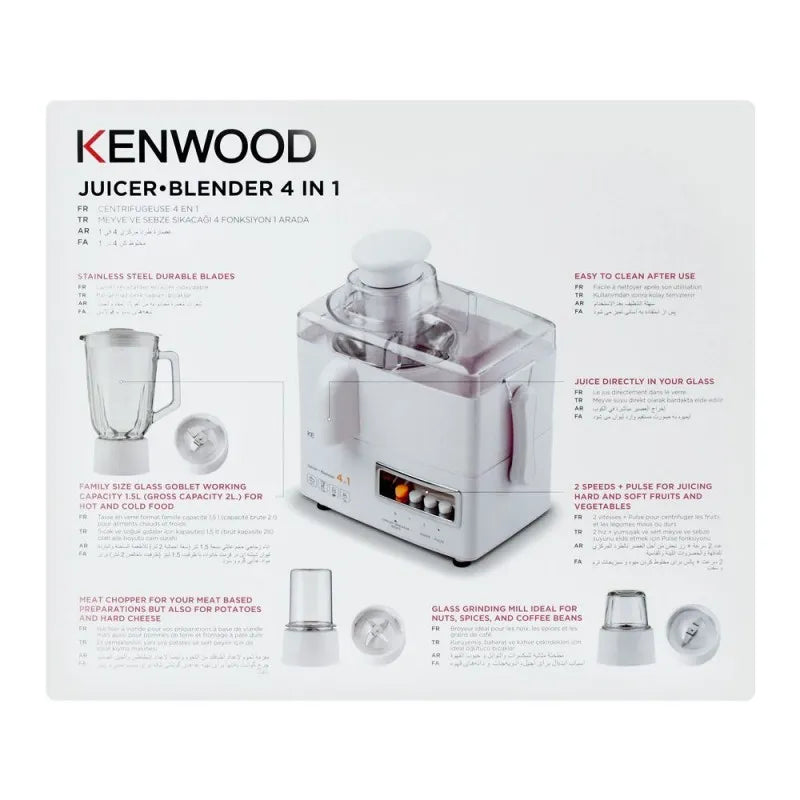 kenwood juicer blender 4 in 1, jep 00 image3