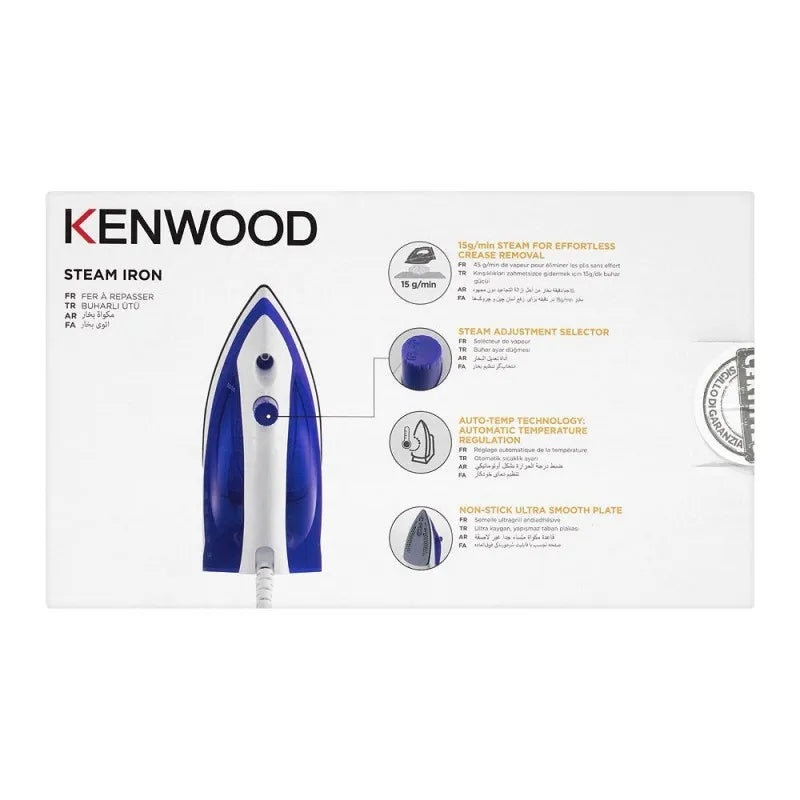 kenwood steam iron, 1100w, stp 01 image4