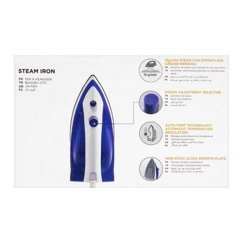 kenwood steam iron, 1100w, stp 01 image5