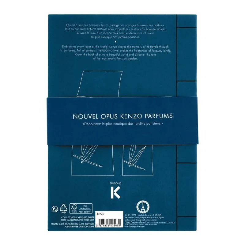 kenzo homme set eau de toilette 100ml + eau de toilette 30ml image3