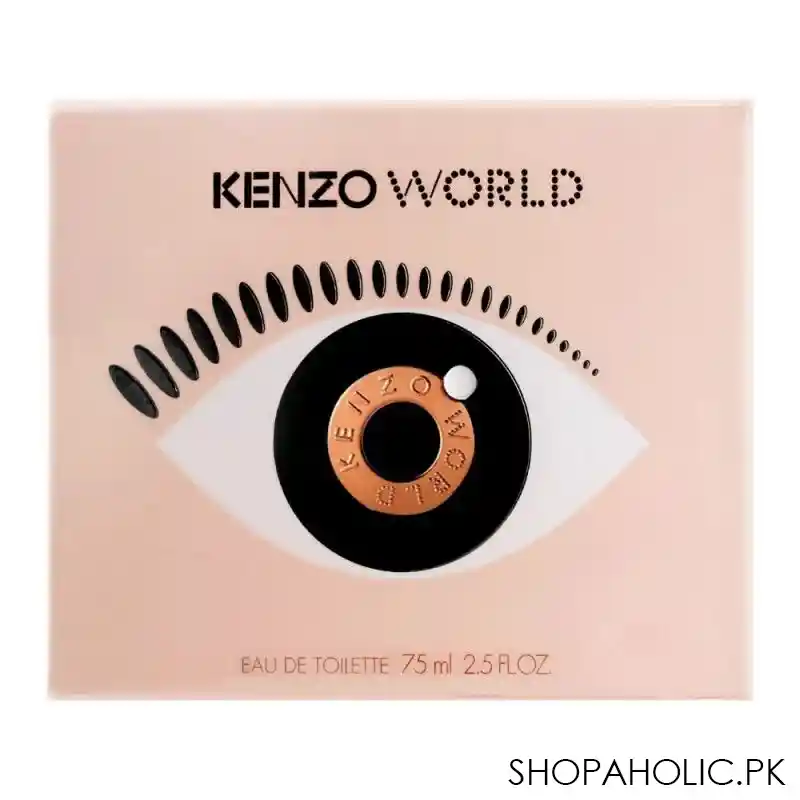 kenzo world eau de toilette, fragrance for women, 75ml image2