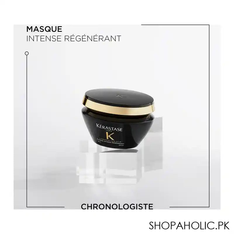 Kerastase Chronologiste Intense Regenerant Hair Mask, For Shine and Nourishment, 200ml - Image 3