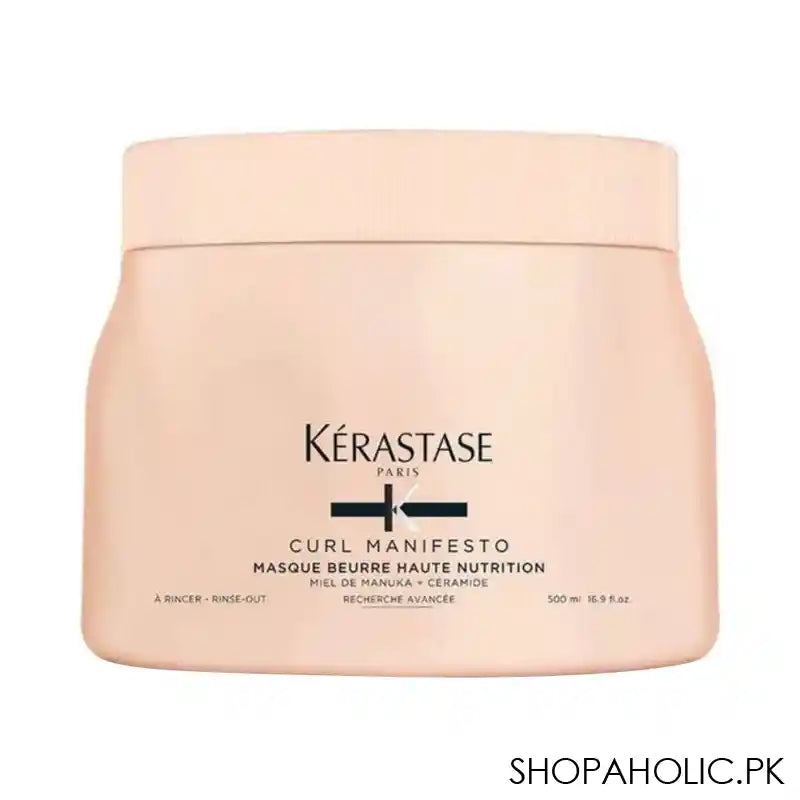 Kerastase Curl Manifesto Beurre Haute Nutrition Hair Mask, For Curly and Coily Hair, 500ml - Main Image