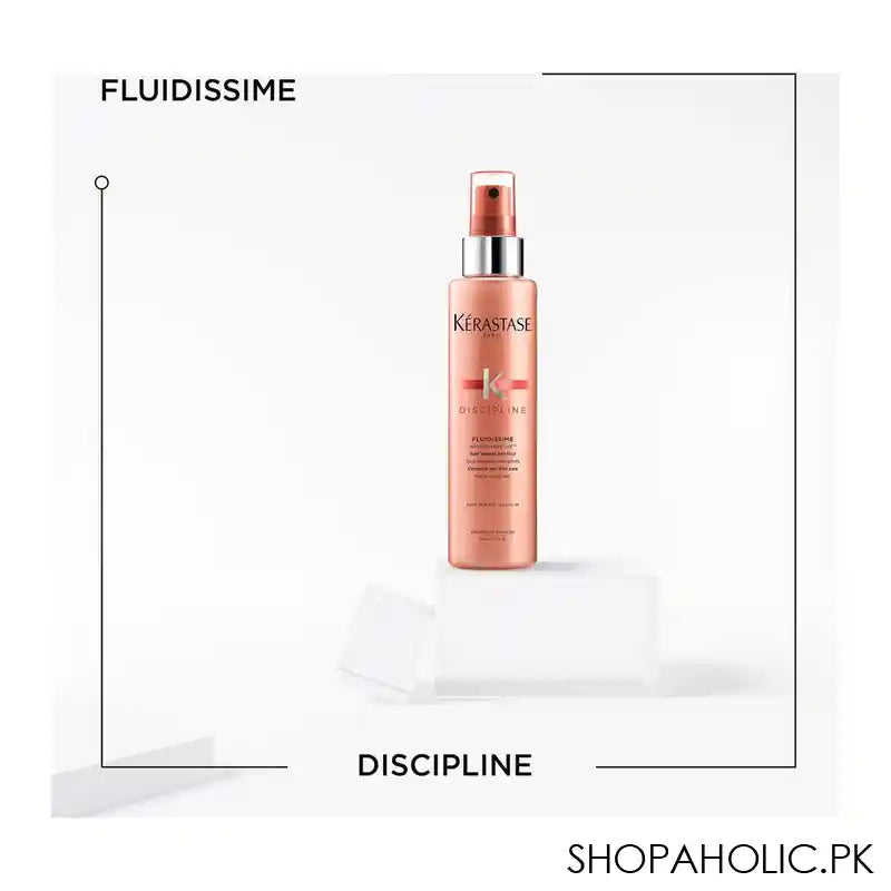 Kerastase Discipline Fluidissime Thermique Heat Protecting Spray, For Frizzy and Unruly Hair, 150ml - Image 3