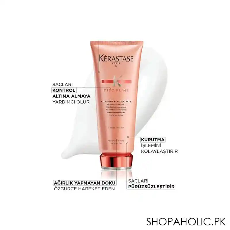 Kerastase Discipline Fondant Fluid Conditioner, For Frizzy and Unruly Hair, 200ml - Image 3