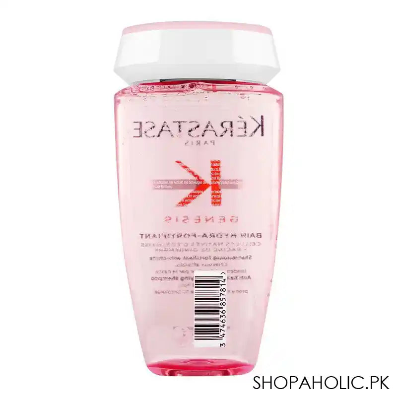 Kerastase Genesis Bain Hydra-Fortifiant Shampoo, For Thinning and Weak Hair, 250ml - Image 2