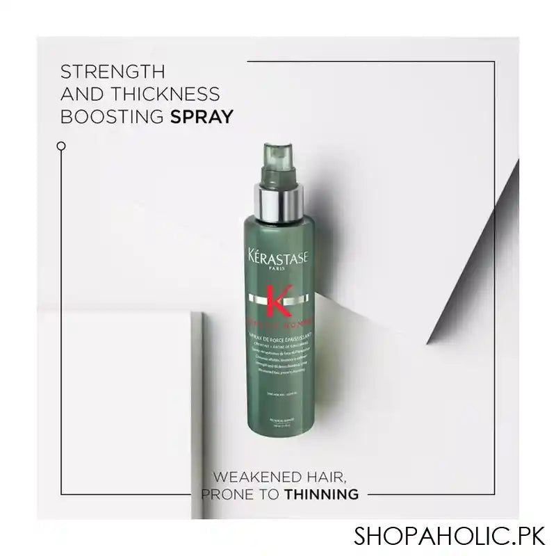 Kerastase Genesis Homme Spray De Force Epaississant Hair Thickening Spray, For Thinning and Weak Hair, 150ml - Image 4