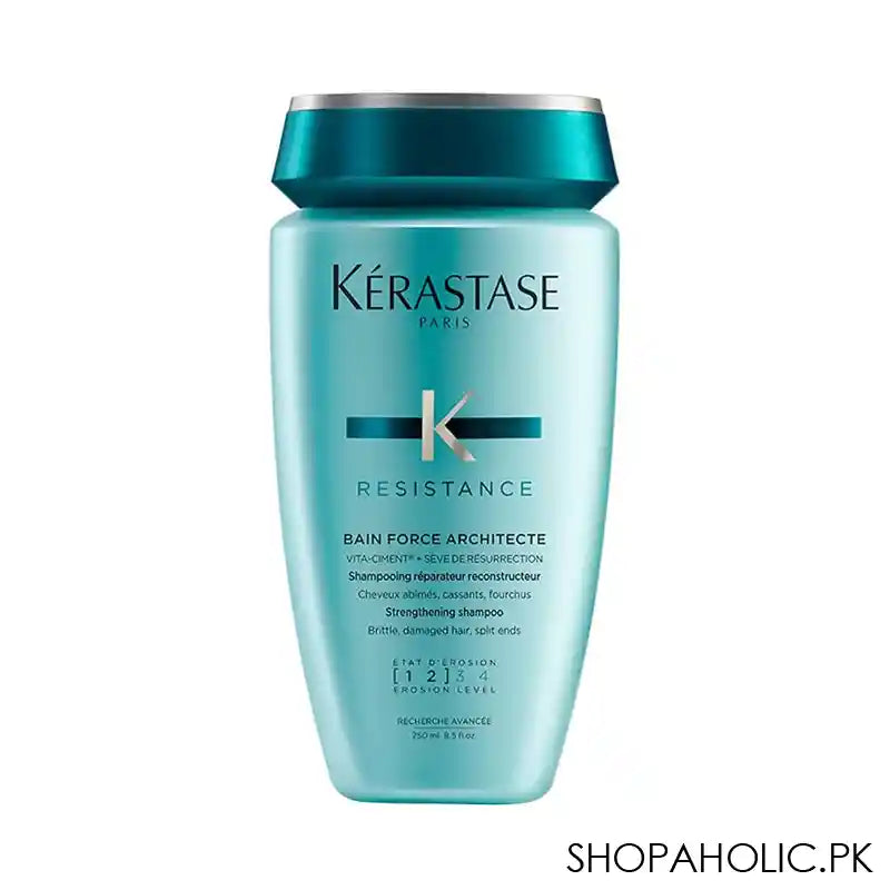 Kerastase Resistance Bain Force Architecte Shampoo, For Thinning and Weak Hair, 250ml - Main Image