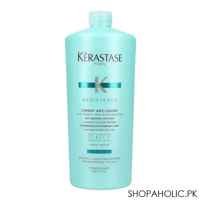 Kerastase Resistance Ciment Anti-Usure and Anti-Breakage Conditioner, For Thinning and Weak Hair, 1000ml - Main Image