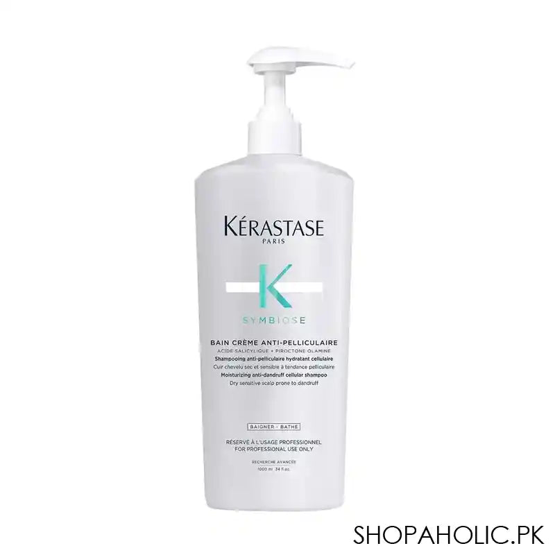 Kerastase Symbiose Bain Creme Anti-Pelliculaire and Anti-Dandruff Shampoo, For Hair and Scalp, 1000ml - Main Image